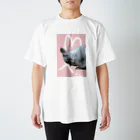 ぽぽこ🐰SHOPのくしくしバニラたん. ハートver Regular Fit T-Shirt