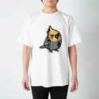 Cody the LovebirdのChubby Bird ちょっと生意気なオカメインコ Regular Fit T-Shirt