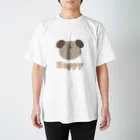 stone stoneのhappyわんちゃん Regular Fit T-Shirt