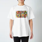 MonoKuro DesignのNo.84 Colorful（カラフル） Regular Fit T-Shirt