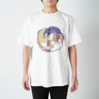 はとむぎのおやすみこむぎ Regular Fit T-Shirt