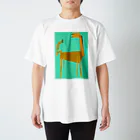 ハナキズノアカザルの抽象キリン Regular Fit T-Shirt