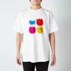 kokoni ここに❤️💛💙💚の💙❤️💕💛 チームスプリング スタンダードTシャツ