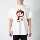 SugarWaterCat SHOPのトマト猫 TOMATO CAT スタンダードTシャツ