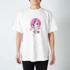 巫護まにの私服まに（ミニスカート） スタンダードTシャツ