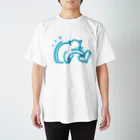 Cleavageの日本式双晶つんつんネコちゃーん Regular Fit T-Shirt