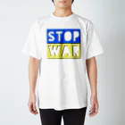 LalaHangeulのSTOP WAR  Regular Fit T-Shirt