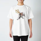 和もの雑貨 玉兎の百鬼夜行絵巻 笙の付喪神【絵巻物・妖怪・かわいい】 Regular Fit T-Shirt