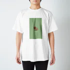 あざらしの7つどうぐのくすみカラー　たぬきくん　グリーン Regular Fit T-Shirt