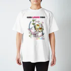 Minami NanamiのGOD LOVES YOU Regular Fit T-Shirt