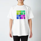 Re:3(リースリー)repeat_reset_replayのカラフルブーゲンビリア スタンダードTシャツ