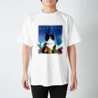 sankaku-yaのNO CAT NO LIFE 2 スタンダードTシャツ