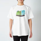 masumi maedaの寄り添う　マメルリハ　 Regular Fit T-Shirt