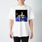 SATAN'S  KITTENSのうに丸水産 宇宙ねこ半袖T スタンダードTシャツ