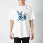 くまきちショップやさんのUSAGI & KMAKICI Regular Fit T-Shirt