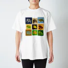 いきものや のの(本館)のカエルの集い Regular Fit T-Shirt