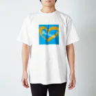 こじぽんのウクライナカラーグッズ Regular Fit T-Shirt