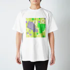 世捨てたぬきのぶどうW Regular Fit T-Shirt