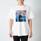 チャーモ雑貨店のシティポップ風『Horhythm Spring』 Regular Fit T-Shirt