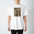 ぺーくんとイソコちゃんのしましましっぽ Regular Fit T-Shirt