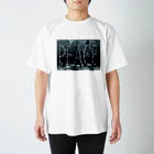 MAD AMANO PARODY SHOPのPEACE有刺鉄線-MAD AMANO スタンダードTシャツ