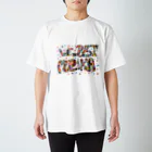 WE THE BEST MUZIKA in RWANDAのWe The Best Muzika ロゴ～みんなで貼り絵バージョン～ スタンダードTシャツ