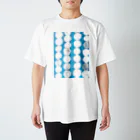 oka emiの青ドット Regular Fit T-Shirt