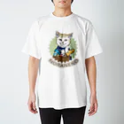 noraneko_storeのお買い物猫 Regular Fit T-Shirt