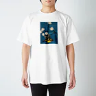 zimei-diary の白モクレンとキビタキ Regular Fit T-Shirt