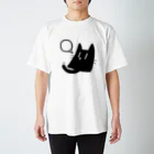 SHUNROの黒ネコ02 Regular Fit T-Shirt