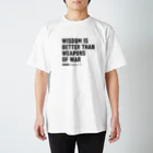 VISION_POSTALのWISDOM＿伝道の書9：18　白系 スタンダードTシャツ