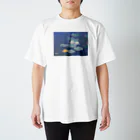 HermannStrasseのモネとツノガエル スタンダードTシャツ