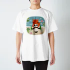 キッチュのシーサーパンダ　ご当地沖縄 Regular Fit T-Shirt