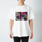 KEITOのイロトリドリのカラフルな花 スタンダードTシャツ