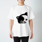 くねくね道のひょっこり！タオ猫みっちー スタンダードTシャツ