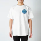 Aquamarineの湧水・清らかな水（曼荼羅） Regular Fit T-Shirt
