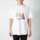 さとちの赤ちゃんと猫 Regular Fit T-Shirt