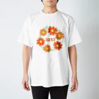 なでしこ@デザインのレトロコスモス Regular Fit T-Shirt