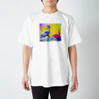 スズキ、テラダさんの北斎-Remix スタンダードTシャツ