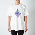 Web3 Shopのeth glyph colored スタンダードTシャツ