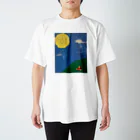 Leola_manamaiのThanks moon スタンダードTシャツ