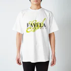 Favela Classic by GOOD LETTERS .incのGOOD LETTERS inc. × FAVELA classics yellow white スタンダードTシャツ