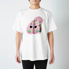 きゃずもも＆ももみのグッズ販売のきゃずももと小さな仲間達 スタンダードTシャツ