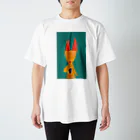 Kumano Shopのキツネさんとカップ Regular Fit T-Shirt