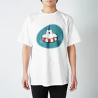 ホーリーモーリーギャラリーのぷかぷか浮かぶしろくまくん スタンダードTシャツ