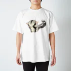 puQmalsのpuQmalsテレテレももんが(モザイク) Regular Fit T-Shirt