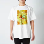 たづのレオパとマンダリンオレンジ Regular Fit T-Shirt