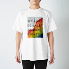 MONETのWE ARE EQUALLY HUMAN RIGHTS スタンダードTシャツ