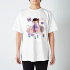 こどものおみせのふわふわくものうえ Regular Fit T-Shirt