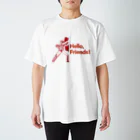 CANNOW WONDERLANDの「Hello, Friends!」ヒーロー Regular Fit T-Shirt